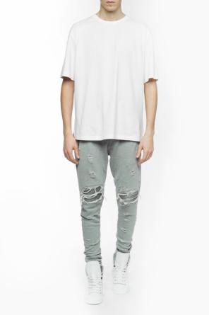 Leather-lined sweatpants, zdjęcie 2 Leather-lined sweatpants od Amiri